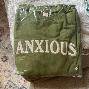 SeeTheWayISee Moss Anxious Sweater 4XL New with tags